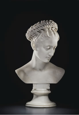 BUST OF LUISE ENGEL AS FLORA