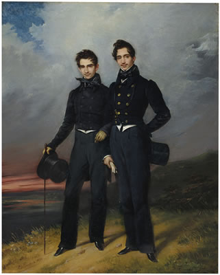 Portait of Two Young Men