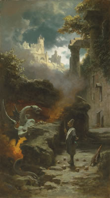 Sample artwork by Carl Spitzweg (1808 - 1885), known for figure, provincial genre, landscape painting - View similar artists and auction records