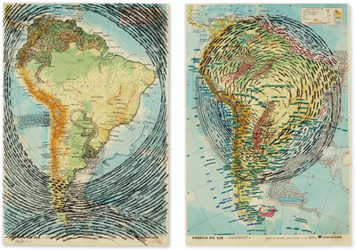 Two Maps (Diptych)