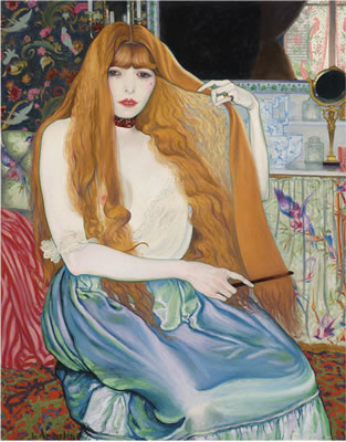Femme à sa toilette