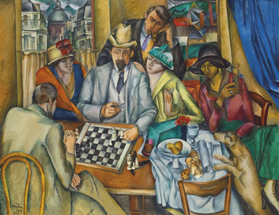 Sample artwork by Henri Hayden (1883 - 1970), known for cubist, abstract still life and landscape painting - View similar artists and auction records