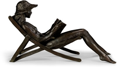 Girl in a Deck Chair