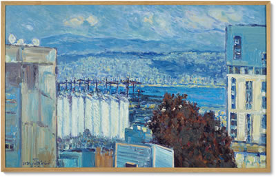 Beirut Port by Oussama Baalbaki - Auction record, sale price, and art valuation. Compare with similar artists and explore comparable artworks.