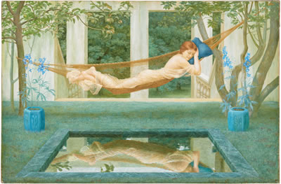 Sara, belle d'indolence by Henry James Holiday - Auction record, sale price, and art valuation. Compare with similar artists and explore comparable artworks.