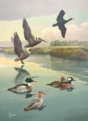 Inland Waterway Scene