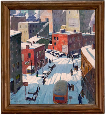 Sample artwork by Carl William Peters (1897 - 1980), known for landscape, marine-genre, figure and mural painting - View similar artists and auction records