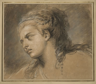 Étude de femme enragée