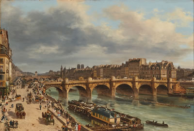 Vue du Pont-Neuf à Paris