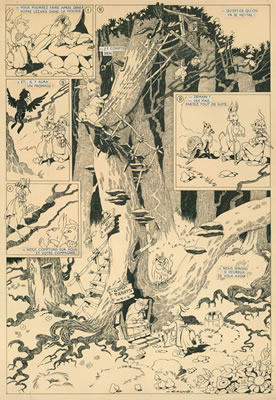 Sample artwork by Edmond Francois Calvo (1892 - 1958), known for comics - View similar artists and auction records
