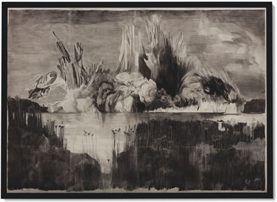Painting for a romantic landscape