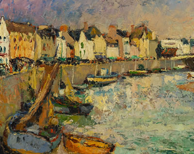 Untitled (Docked boats)