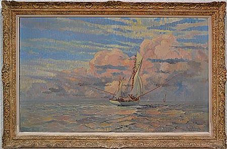Retour de thoniers by Pierre Fleury - Auction record, sale price, and art valuation. Compare with similar artists and explore comparable artworks.
