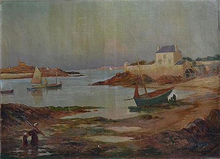 Carantec, vue de l'île Callot