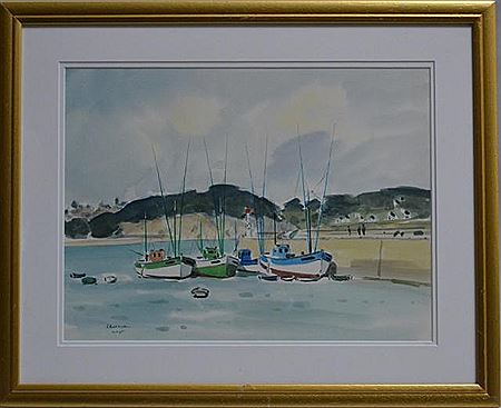 Morgat, thoniers au port
