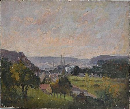 Quimper vue des hauteurs