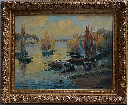 Port breton, le retour de la pêche aux filets bleus by Emmanuel Janssens - Auction record, sale price, and art valuation. Compare with similar artists and explore comparable artworks.