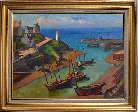 Bateaux à l'entrée du port by Jules Leray - Auction record, sale price, and art valuation. Compare with similar artists and explore comparable artworks.