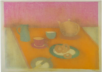 Tea and croissants