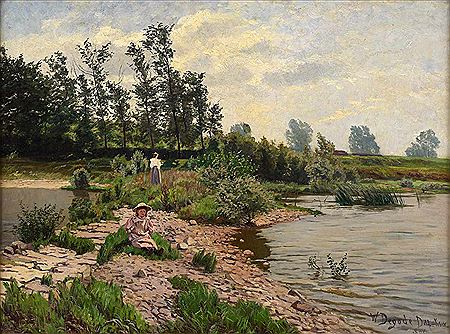Sample artwork by Wilhelm Degode (1862 - 1931), known for landscape painting - View similar artists and auction records