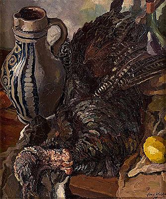 Still life with Westerwald jug.