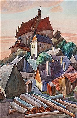 The parish church in Kazimierz