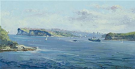 'Sydney Harbour - from Manly' by Brian Agnew - Auction record, sale price, and art valuation. Compare with similar artists and explore comparable artworks.
