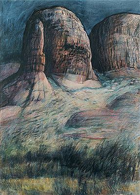 'The Olgas First Light'