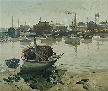 Newcastle Harbour, March 1948.