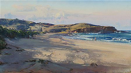 'Winter's Afternoon, Werra Beach' by Robert Simpson - Auction record, sale price, and art valuation. Compare with similar artists and explore comparable artworks.