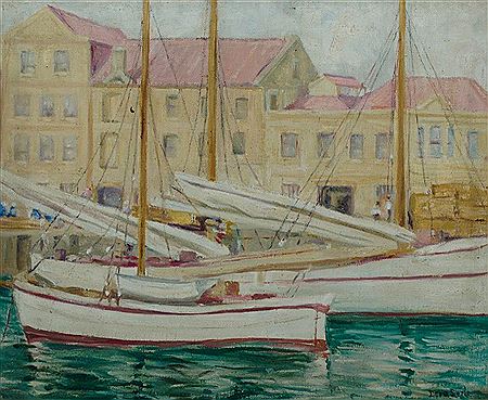 Hobart Docks by Dora Beatrice Serle - Auction record, sale price, and art valuation. Compare with similar artists and explore comparable artworks.