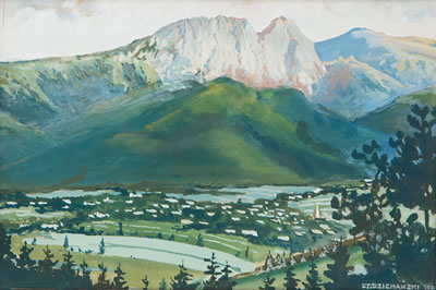 Widok na Giewont