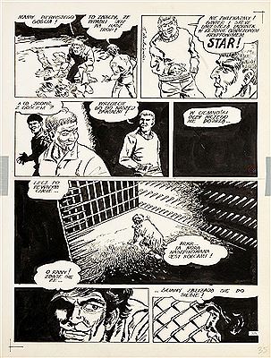 'Tajfun', On the Scorpion's track - comic board #35, 1987 by Tadeusz Raczkiewicz - Auction record, sale price, and art valuation. Compare with similar artists and explore comparable artworks.