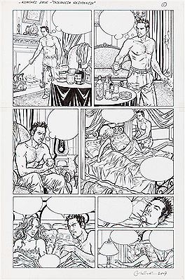 'Commissar Zbik', Mysterious residence - comic board #2, 2007