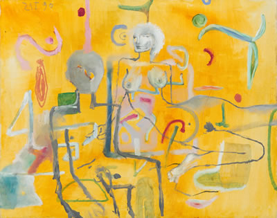 New York Breakfast by Stanislaw Mlodozeniec - Auction record, sale price, and art valuation. Compare with similar artists and explore comparable artworks.