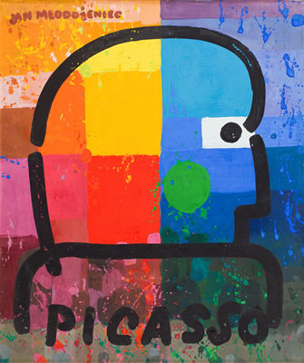 Sample artwork by Jan Mlodozeniec (1929 - 2000), known for painting, folk art - View similar artists and auction records