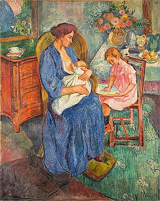 "Mother and children" ("Mere et enfants"), 1908