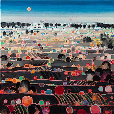 Landscape with the moon, 2020