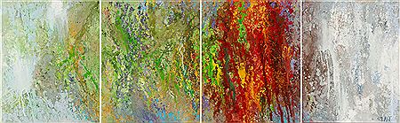 From 'The Seasons' series, poliptych, 2020