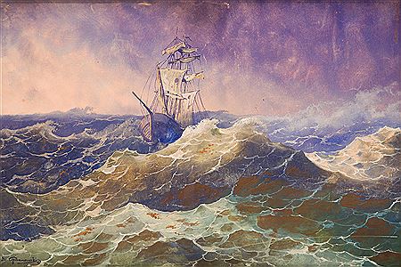 Boat in the sea