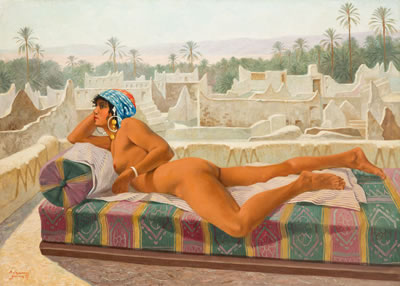 Odalisque, 1937 by Aleksander Laszenko - Auction record, sale price, and art valuation. Compare with similar artists and explore comparable artworks.