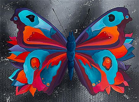 A lily said to the butterfly