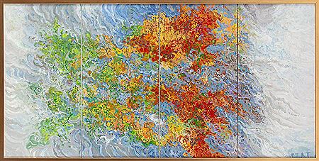 From the 'Four Seasons' series, Fragment 658, poliptych