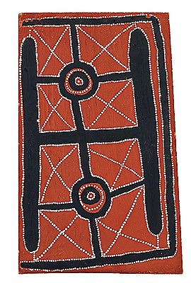 Sample artwork by Charlie Ward Tjakamarra (Born c.1940), known for aboriginal painting - View similar artists and auction records