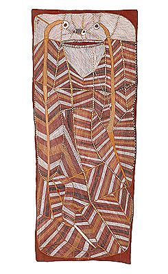 NGALYOD – RAINBOW SERPENT, 1989 by Jimmy Njiminjima - Auction record, sale price, and art valuation. Compare with similar artists and explore comparable artworks.