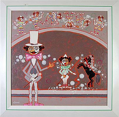 "THE ENTRANCE OF THE CLOWNS"