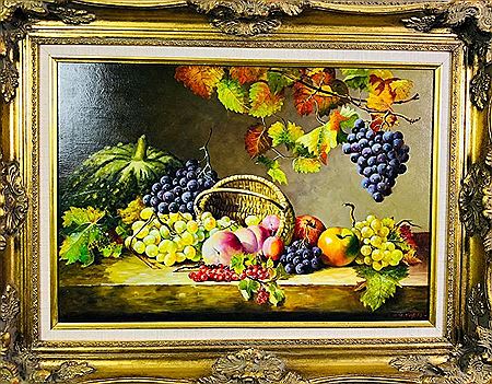 "NATURE MORTE A LA VIGNE"