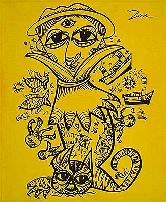 "O MY BOAT!" by Michel Zou - Auction record, sale price, and art valuation. Compare with similar artists and explore comparable artworks.