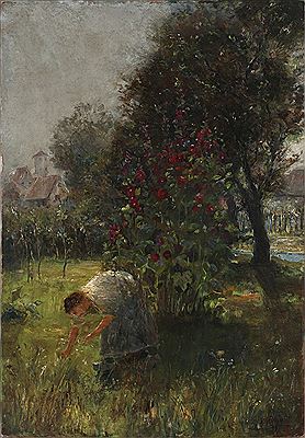 The unusual Garden Scene