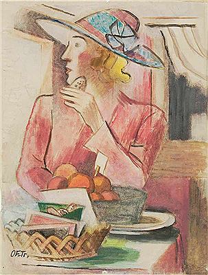 Young woman in a cafe